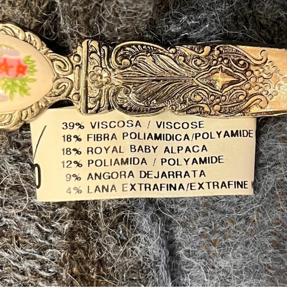 Sita Murt (Anthropologie) Royal Baby Alpaca Blend Colour-block Knit Caridigan - Picture 15 of 15